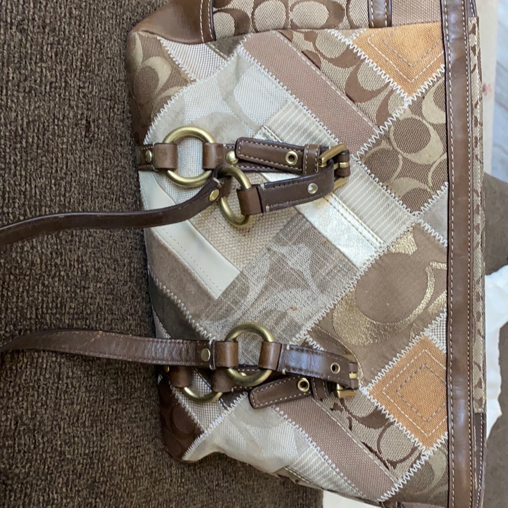 Coach double handle bag